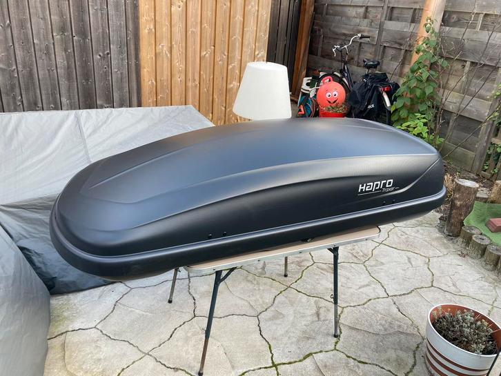 Dakkoffer Hapro Traxer 5.6 370liter, Auto diversen, Dakkoffers, Gebruikt, Ophalen