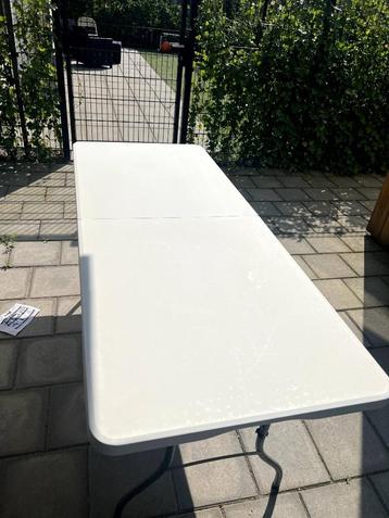 W1 ADSafety inklapbare tafel - Wit (180 x 74 x 74 cm) beschikbaar voor biedingen