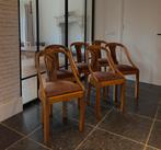 Art deco gondel stoel met palissander hout 6x, Antiek en Kunst, Ophalen