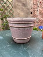 Retro roze glanzende plantenpot, Ophalen, Rond, Binnen, Zo goed als nieuw