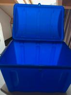 Blauwe Opbergbox met Deksel - 46x32 cm, Doe-het-zelf en Verbouw, Kratten en Dozen, Ophalen, Gebruikt, 40 tot 60 cm, Bak of Kist