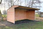 Schuilstal 3x6 in 48mm massief Douglashout 'op voorraad', Weidegang, 2 of 3 paarden of pony's