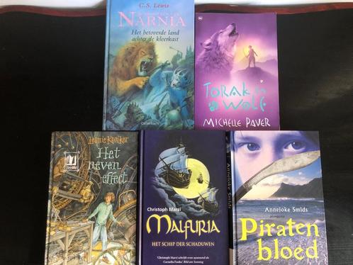 Set van 5 kinderboeken Torak en wolf, Narnia, Malfuria e.a., Boeken, Kinderboeken | Jeugd | 10 tot 12 jaar, Gelezen, Ophalen of Verzenden