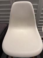 4x Vitra DSW Kuipstoelen, onderstel geelachtig esdoorn, Huis en Inrichting, Ophalen, Kunststof, Wit, Zo goed als nieuw