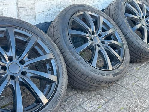 18 inch Volvo V70 S60  V 60 Ford S Max zwarte velgen banden, Auto-onderdelen, Banden en Velgen, Banden en Velgen, Zomerbanden