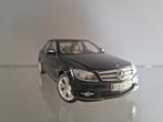 Mercedes C-Klasse AutoArt W204 zwart, Hobby en Vrije tijd, Modelauto's | 1:18, Ophalen of Verzenden, Zo goed als nieuw, Autoart