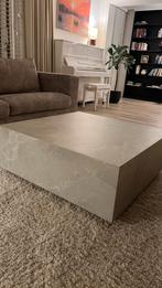 Westwing salontafel Lesley met travertijn look, Ophalen, 50 tot 100 cm, Zo goed als nieuw, 75 cm of meer