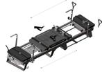 reformer pilates apparaat professioneel brulo, Sport en Fitness, Yoga en Pilates, Ophalen, Nieuw, Overig