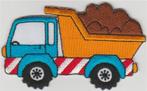 Kiepvrachtwagen stoffen opstrijk patch embleem #2, Verzamelen, Kleding en Patronen, Nieuw, Shirt, Verzenden