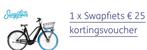 €25 korting op swapfiets, Eén persoon, Kortingsbon