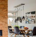 Oudzilveren Lampenset - Unieke Design Lamp, Ophalen, Zo goed als nieuw, Industrieel, Metaal