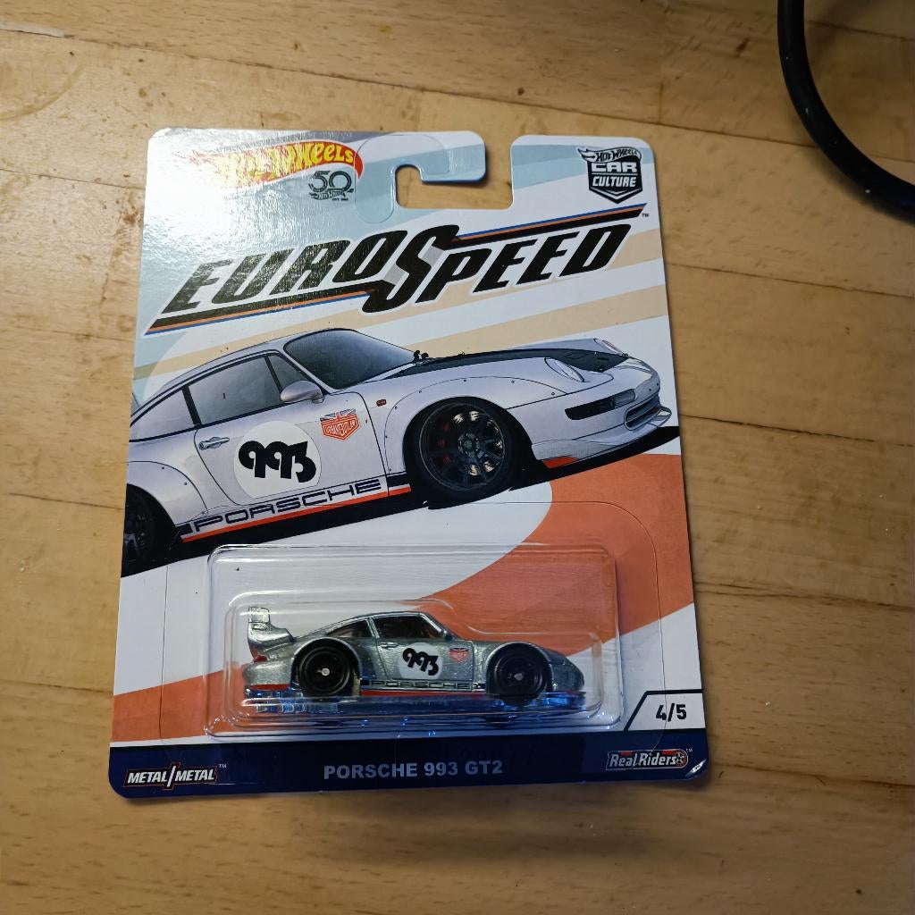 Hot Wheels Eurospeed Porsche 993 gt3, Ophalen of Verzenden, Nieuw, Auto