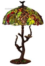 Tiffany lamp Tafellamp Birds H64cm, Huis en Inrichting, Lampen | Tafellampen, Nieuw, Grapes Motief, Ophalen of Verzenden, 50 tot 75 cm