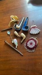 Setje vintage pijpenkoppen  en beursjes enz, Ophalen of Verzenden, Gebruikt
