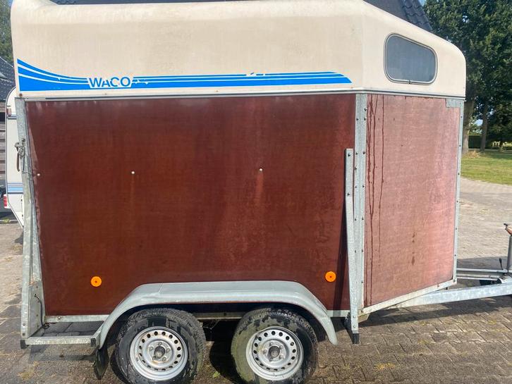Waco 1 1/5 paards trailer, Dieren en Toebehoren, Paarden en Pony's | Trailers en Aanhangwagens, Zo goed als nieuw, Ophalen of Verzenden