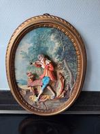 Ouderwets ovaal schilderij, Ophalen of Verzenden