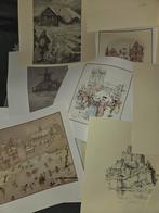 Anton Pieck tekeningen box, Ophalen of Verzenden, Zo goed als nieuw