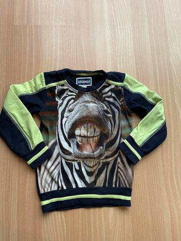 Legends trui jongen maat 98 / 104 zebra beschikbaar voor biedingen