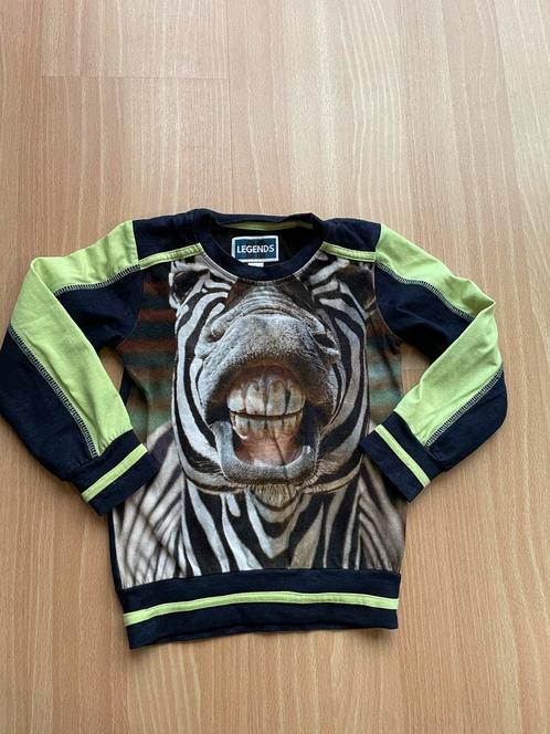 Legends trui jongen maat 98 / 104 zebra, Kinderen en Baby's, Kinderkleding | Maat 98, Zo goed als nieuw, Jongen, Trui of Vest