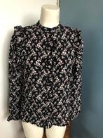 Silvercreek zwarte blouse franjes bloemen 36 silv dara, Silver Creek, Zwart, Ophalen of Verzenden, Zo goed als nieuw