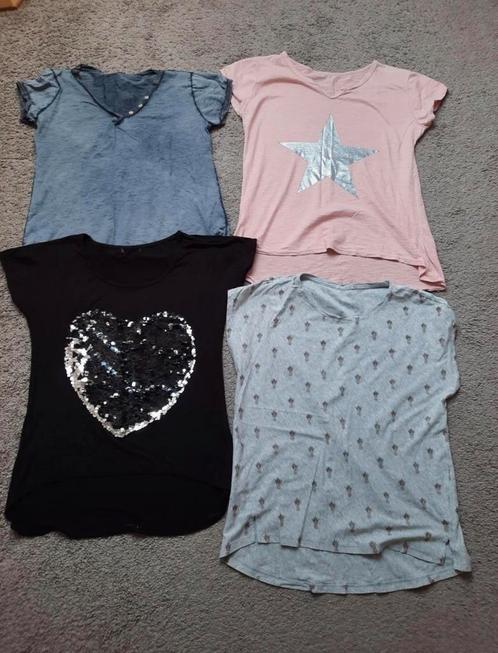 4 shirtjes zgan maat m, Kleding | Dames, T-shirts, Zo goed als nieuw, Maat 38/40 (M), Overige kleuren, Korte mouw, Ophalen of Verzenden
