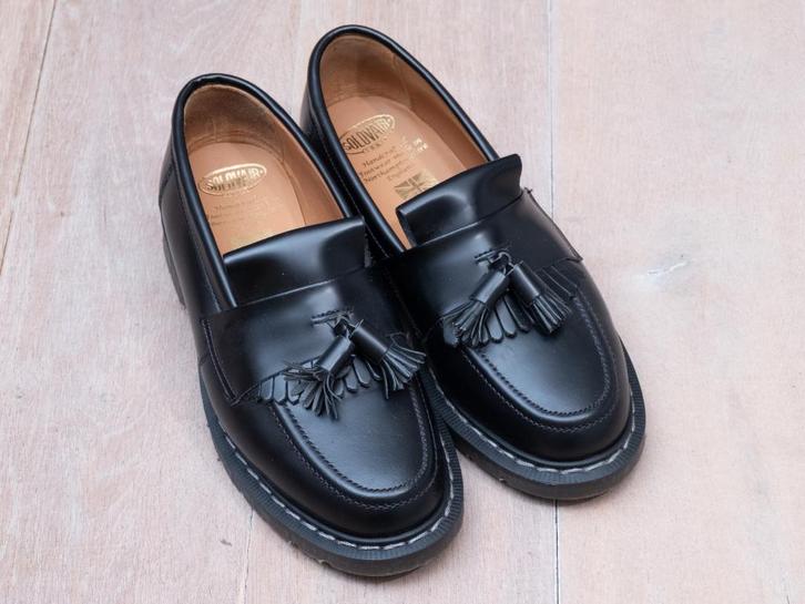 Solovair Tassel Loafer schoenen, maat 38, Kleding | Dames, Schoenen, Zo goed als nieuw, Overige typen, Zwart, Ophalen of Verzenden