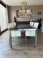 Eettafel eikenhout + evt. stoelen, Ophalen, Gebruikt, Eikenhout, 200 cm of meer