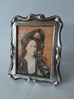 oud verzilverd fotolijstje barok jugendstill  EPNS Sheffield, Antiek en Kunst, Antiek | Woonaccessoires, Ophalen of Verzenden