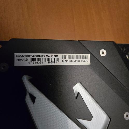 Gigabyte Aorus RTX 2080 Ti AORUS X W-11GC, Computers en Software, Videokaarten, Gebruikt, Nvidia, PCI-Express 3.0, GDDR6, Ophalen of Verzenden