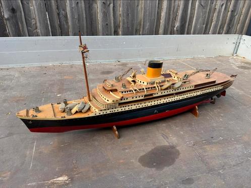 Modelbouwboot hout 150cm lang afbouw / restauratie project, Hobby en Vrije tijd, Modelbouw | Boten en Schepen, Gebruikt, Overige merken