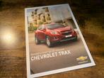 Chevrolet Trax Openklap Brochure 2013 NL, Chevrolet, Ophalen of Verzenden, Zo goed als nieuw