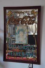 Prachtige Coca Cola spiegel in mooie lijst ., Huis en Inrichting, Woonaccessoires | Spiegels, Ophalen of Verzenden, Zo goed als nieuw