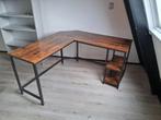 Mooie hoekbureau/knutseltafel - 138x138cm, Ophalen, Gebruikt, Bureau