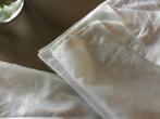 2 grote witte lappen voileachtig 2x 140x300, ophalen, Ophalen, Zo goed als nieuw