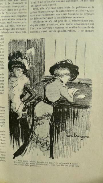 Kees van Dongen ,kleine litho in zeldzaam oud tijdschrift, Antiek en Kunst, Kunst | Litho's en Zeefdrukken, Ophalen of Verzenden