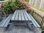 Picknick tafel grijs, Ophalen of Verzenden, Zo goed als nieuw, Rechthoekig