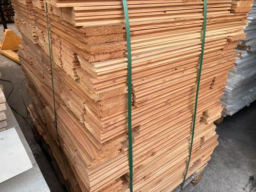 Douglas GG delen 595 mm - 18x115 mm dakbeschot vellingdeel, Tuin en Terras, Palen, Balken en Planken, Nieuw, Planken, Minder dan 180 cm