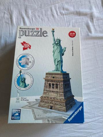 3D puzzel puzzle New York vrijheidsbeeld gratis ophalen beschikbaar voor biedingen