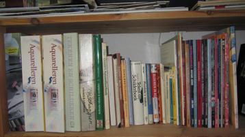Teken en schilder les- en voorbeeldboeken, grote partij beschikbaar voor biedingen