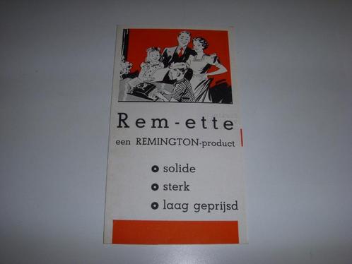 Prachtige folder Remmington schrijfmachine uit 1939, Boeken, Catalogussen en Folders, Zo goed als nieuw, Folder, Ophalen of Verzenden