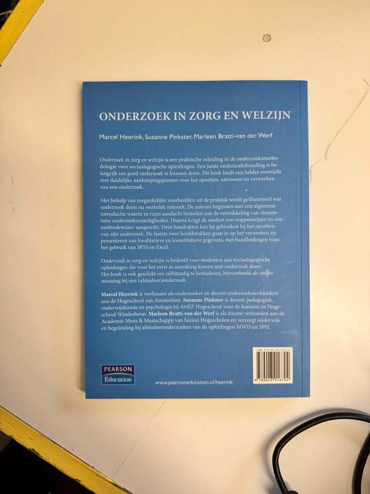Onderzoek in Zorg en Welzijn - Praktische Inleiding, Boeken, Studieboeken en Cursussen, Gelezen, HBO, Gamma, Ophalen of Verzenden