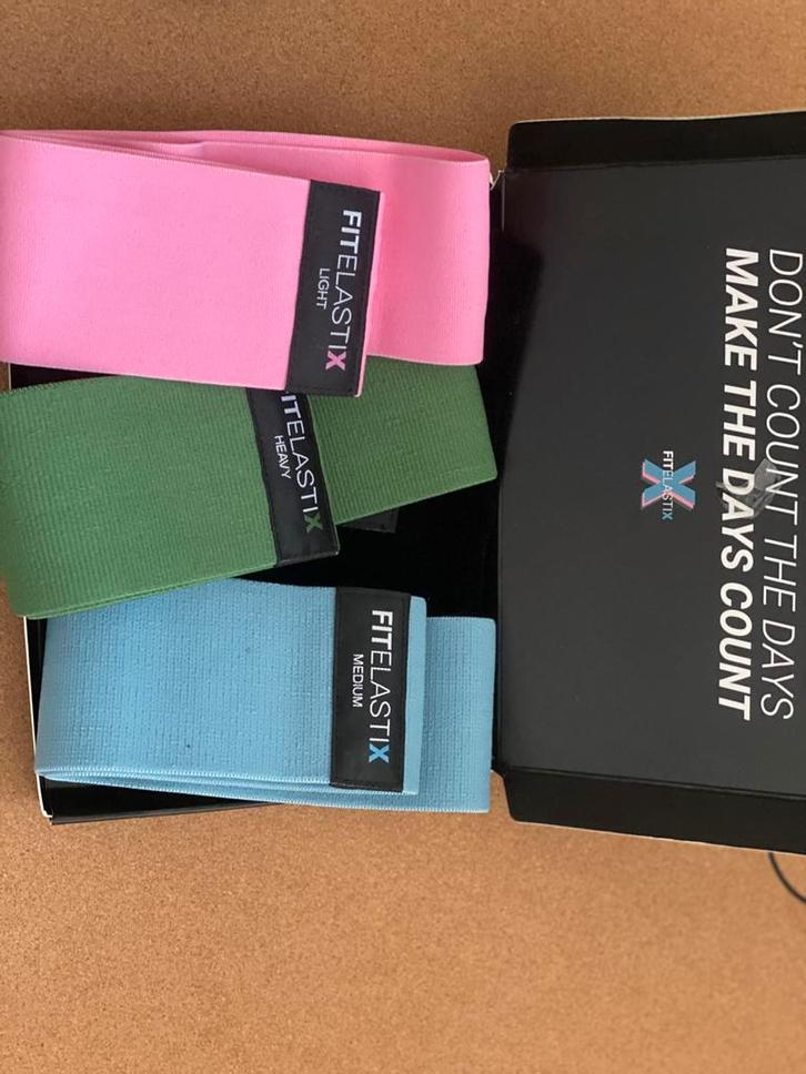 Set van 3 weerstandbanden van BTYXFIT, Sport en Fitness, Fitnessmaterialen, Nieuw, Weerstandband, Benen, Ophalen of Verzenden