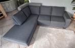 WOOOD Hoekbank Antraciet Grijs + 2 Sörvallen Hoofdsteunen, Ophalen of Verzenden, Gebruikt, Stof, Modern