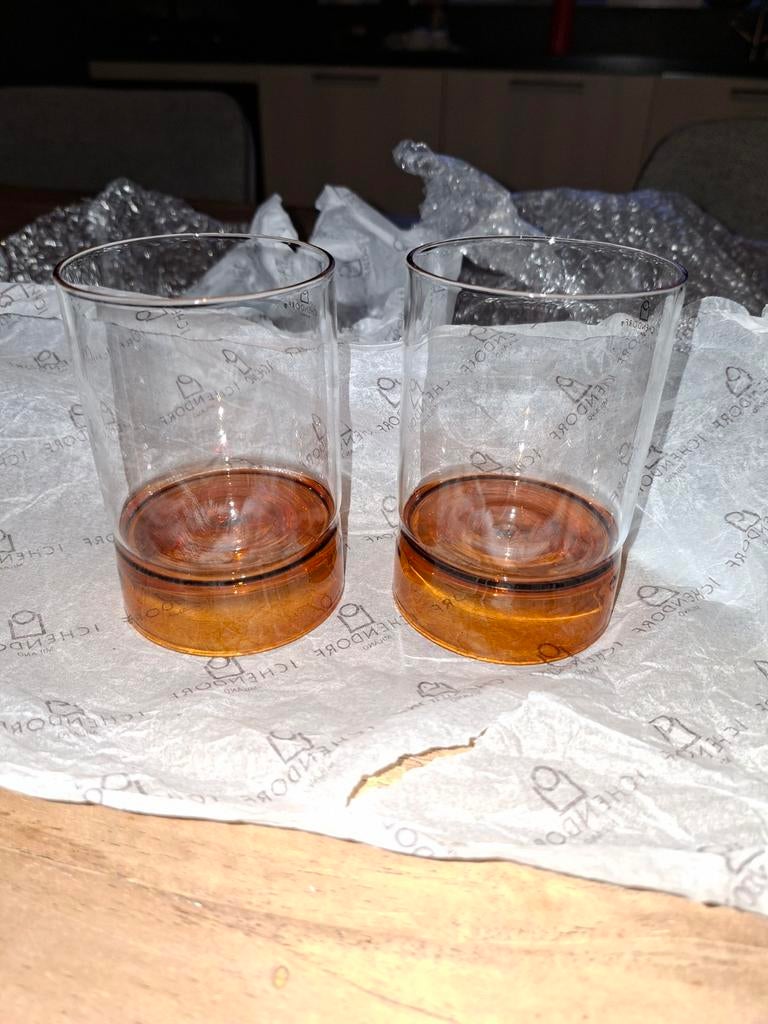 Ichendorf Milano Bamboo Glazen Set, Glas of Glazen, Ophalen of Verzenden, Overige stijlen, Glas