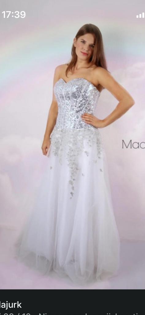 Prachtige galajurk, verstelbaar S-XL, Kleding | Dames, Carnavalskleding en Feestkleding, Zo goed als nieuw, Kleding, Overige thema's