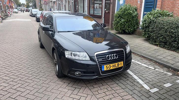 Audi A6 3.0 Tfsi 213KW Avant Quat.tiptr. 2009 Zwart, Auto's, Audi, Bedrijf, A6, 4x4, ABS, Airbags, Airconditioning, Bluetooth