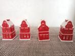 Postcodeloterij Kerst huisjes - 4 stuks no3 en no5, Verzamelen, Overige Verzamelen, Ophalen of Verzenden, Zo goed als nieuw