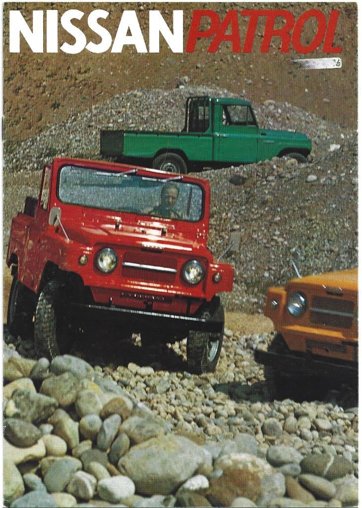 Nissan Patrol brochure auto (nip), Ophalen of Verzenden, Zo goed als nieuw, Nissan