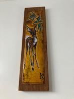 NELLA DAMSMA emaille schilderij jaren 60, Antiek en Kunst, Antiek | Emaille, Ophalen of Verzenden