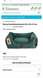 Te koop Boony honden mand groen, Ophalen of Verzenden, Zo goed als nieuw